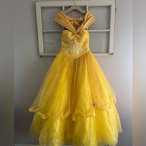 Belle Gown Beauty and the Beast Cosplay Size S M - Picture 2 of 16